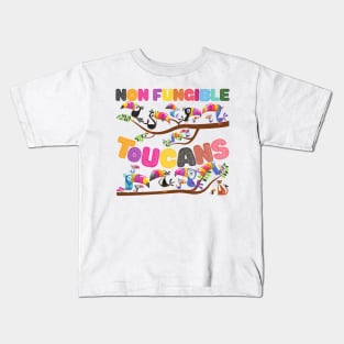 Non Fungible Toucans (NFT) Kids T-Shirt